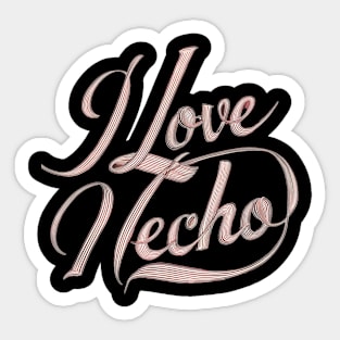 i love necho Sticker